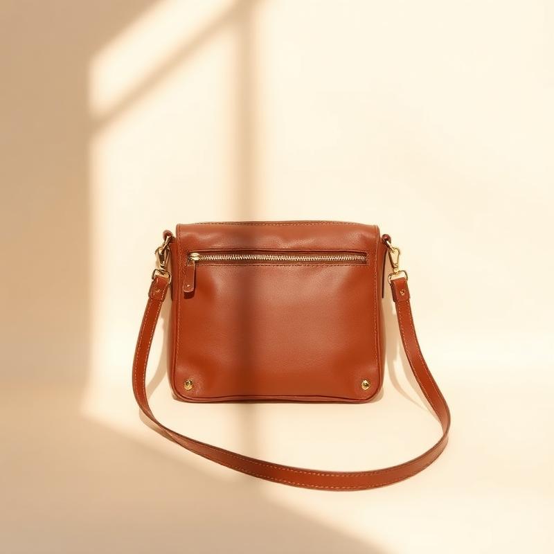 Bolsa Transversal Couro Caramelo