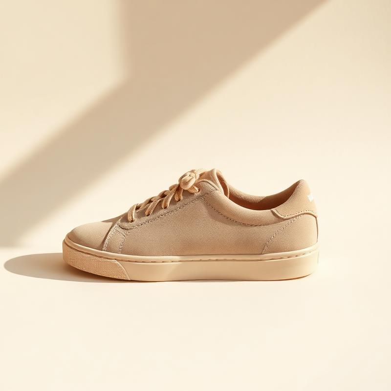 Tênis Casual Suede Bege Feminino